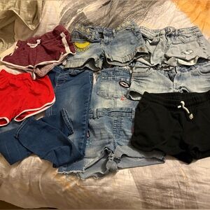 Levi's Kids Denim and Knit Shorts Collection (8 pair total)